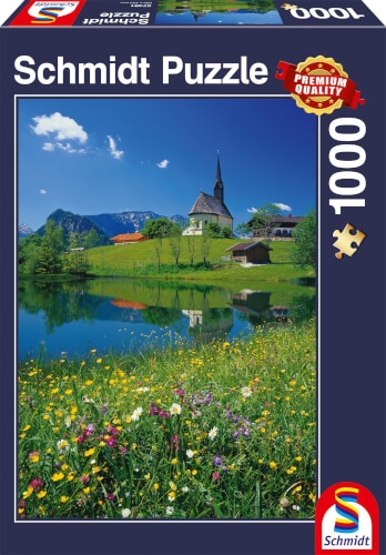 Schmidt Spiele 57391 Puzzle 1000 Teile Inzell, Einsiedlhof