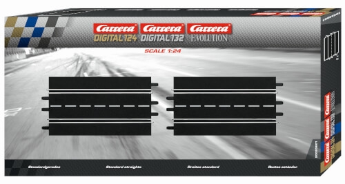 Carrera 20020601 2er-Pack Standardgeraden (DIGITAL 124, DIGITAL 132, EVOLUTION)