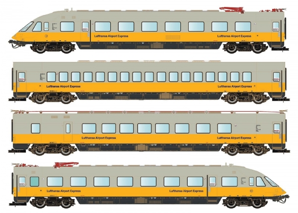 L.S. Models LS16005 Triebzug ET 403, 4-tlg. DB/LH, Ep.Ivb Lufthansa - Analog