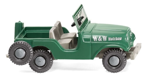 Wiking 1103 Jeep W & W Holzbau