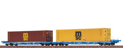 Brawa 48105 H0 Containerwagen Sffggmrrss VTG, VI, MSC