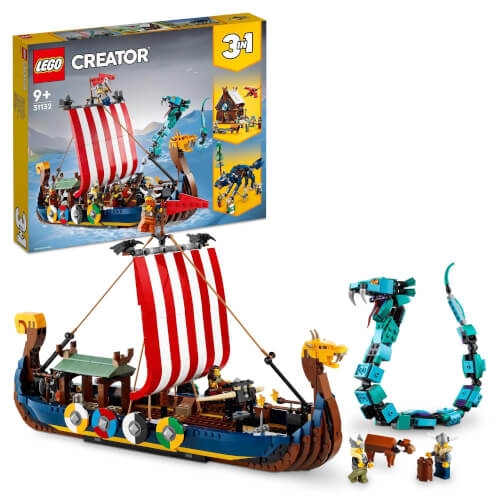 LEGO® Creator 31132 Wikingerschiff mit Midgardschlange