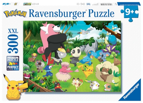 Ravensburger Kinderpuzzle 13245 - Wilde Pokémon - 300 Teile XXL Pokémon Puzzle für Kinder ab 9 Jahre