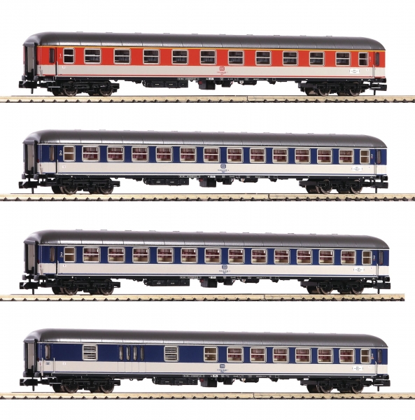 Fleischmann 881908 4-tlg. Set Popfarbener DC-Zug, DB
