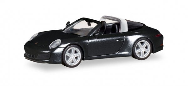 Herpa 028905 Porsche 911 Targa 4S, schwarz