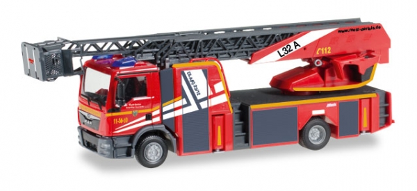 Herpa 092685 MAN TGM Metz Drehleiter XS "Feuerwehr Goslar"