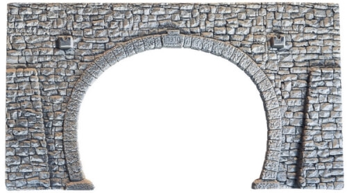 Noch 58248 H0 Tunnel-Portal Bruchsteinmauer
