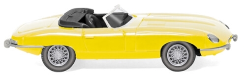 Wiking 81706 Jaguar E-Type Roadster - gelb