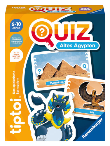 Ravensburger Tiptoi Mini Quiz Dinosauri - Gioco Educativo Interattivo 6+ Anni (Lettore Non Incluso)
