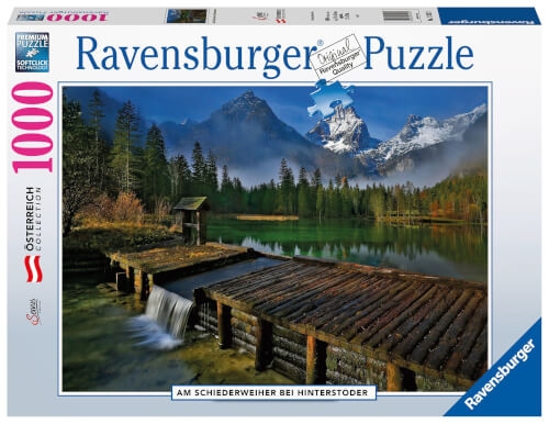 Ravensburger Puzzle 17262 - Schiederweiher bei Hinterstoder - 1000 Teile Puzzle für Erwachsene und K