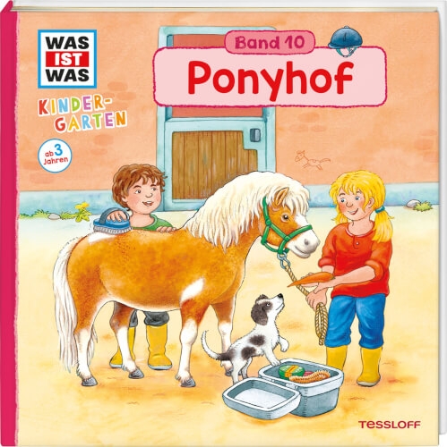 WAS IST WAS Kindergarten Band 10 Ponyhof, Klappenbuch, 12 Seiten, ab 3 Jahren