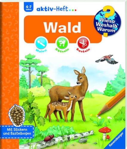 Ravensburger 32973 WWW aktiv-Heft Wald
