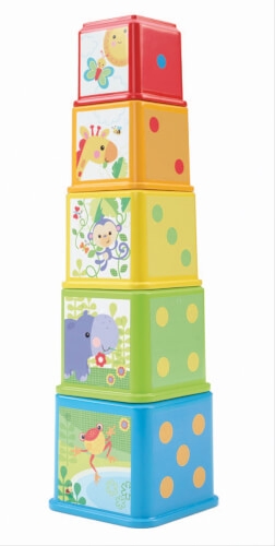 Mattel Fisher Price Bunte Stapelwürfel