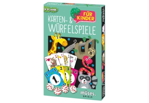 Moses 90293 Karten- und Würfelspiele für Kinder