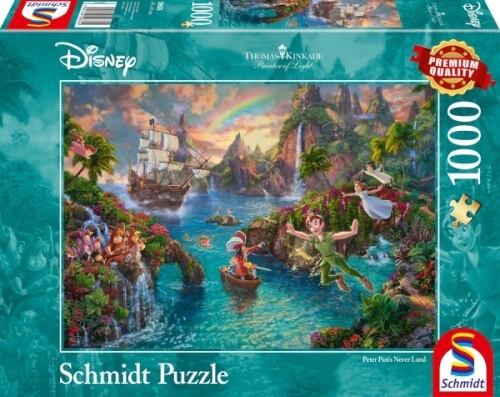 Schmidt Spiele 59635 Puzzle: Disney, Peter Pan 1000 Teile