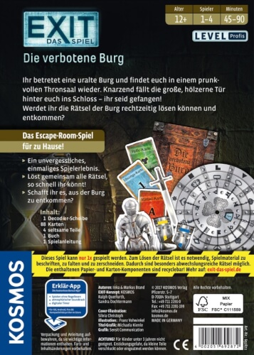 Kosmos EXIT Die verbotene Burg