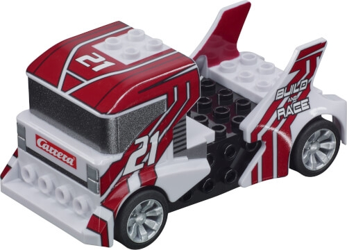 Carrera 20064191 GO!!! - Build n Race - Race Truck white