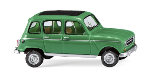 Wiking 22446 - Renault R4 mit Faltdach - grün
