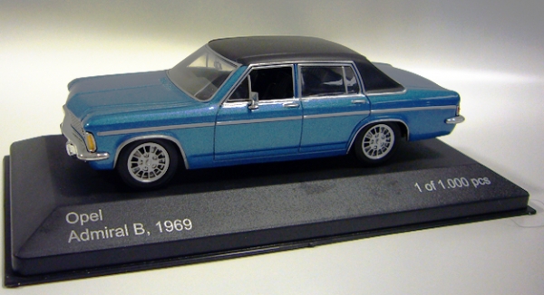 White Box WB067 Opel Admiral B, met.-blue/bla