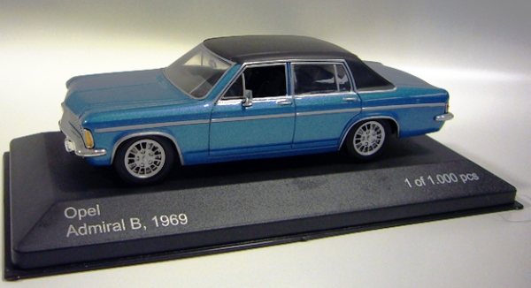 White Box WB067 Opel Admiral B, met.-blue/bla