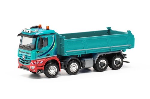 Herpa 317566 Mercedes-Benz Arocs M Dreiseitenkipper 4achs Schmuttermair (Bayern / Dasing)