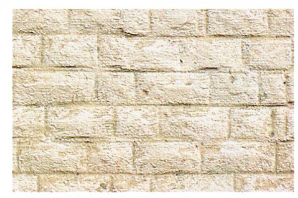 Heki 72292 Sandsteinmauer 0/1/H0, 40x20 cm, 2 Stück