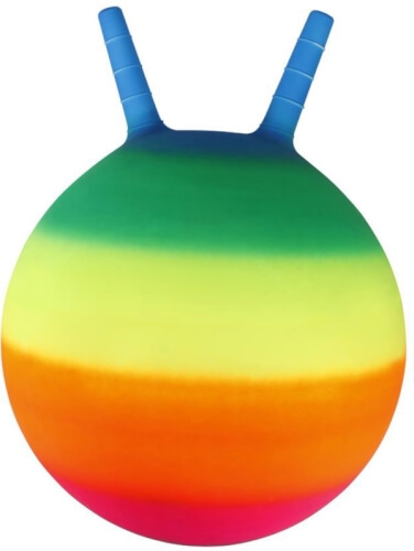 Outdoor active Sprungball Regenbogen, # 45 cm