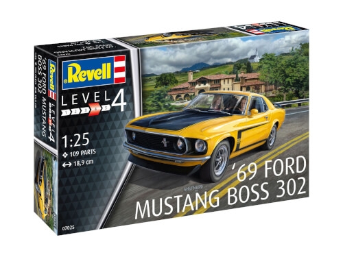 Revell 07025 1969 Boss 302 Mustang
