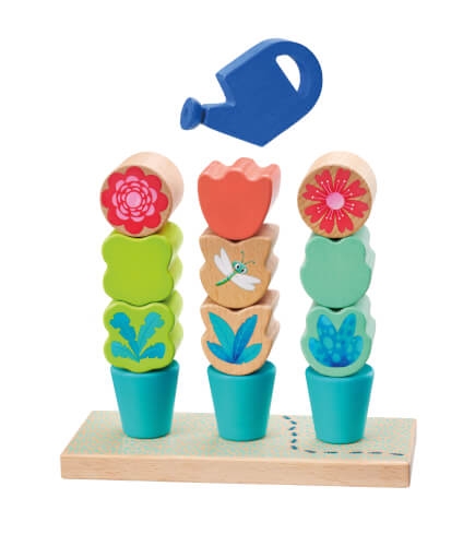 Schmidt Spiele 62086 Steckspiel Blumenpflanzen, 14 Teile