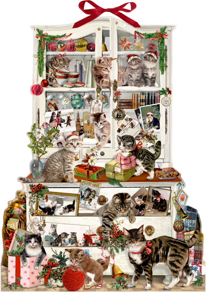 Coppenrath Verlag 92453 Katzen im Advent, ZettelAdventskalender