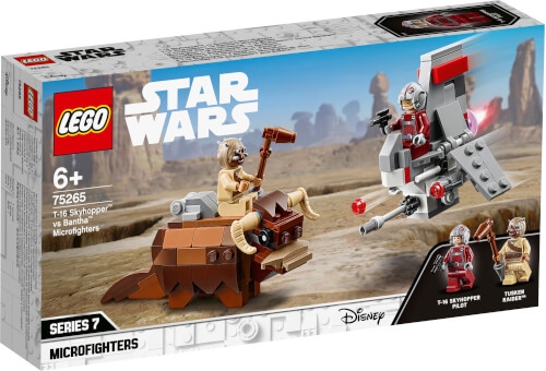LEGO® Star Wars# 75265 T-16 Skyhopper# vs Bantha# Microfighters
