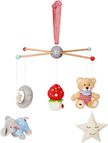 Coppenrath 16873 Mobile BabyGlück (mit Teddy, Pilz, Stern, ...)