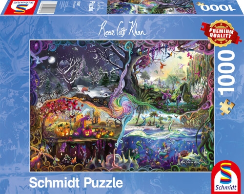 Schmidt Spiele 57587 Puzzle 1000 R.KHAN Por Teile al der vier Reiche