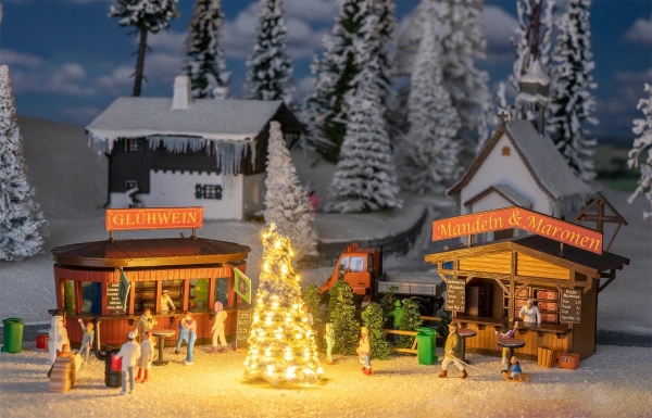 Faller 190092 H0 Jubiläumsmodell 2 Weihnachtsmarktbuden