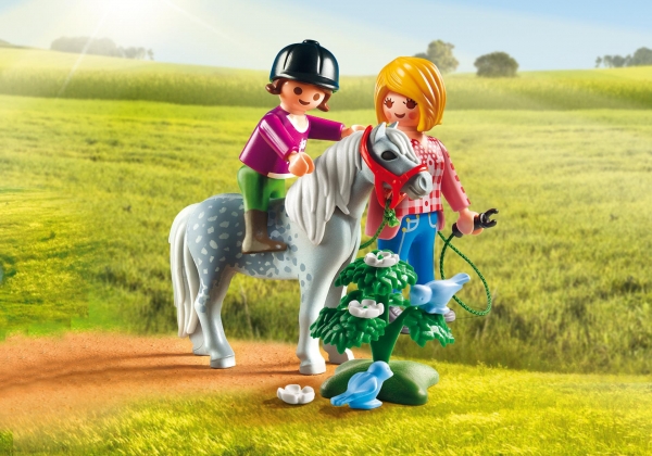 Playmobil 6950 Spaziergang mit Pony