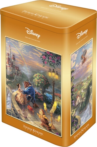 Schmidt Spiele 59926 Puzzle Thomas Kinkade Disney, Beauty and the Beast 500 Teile