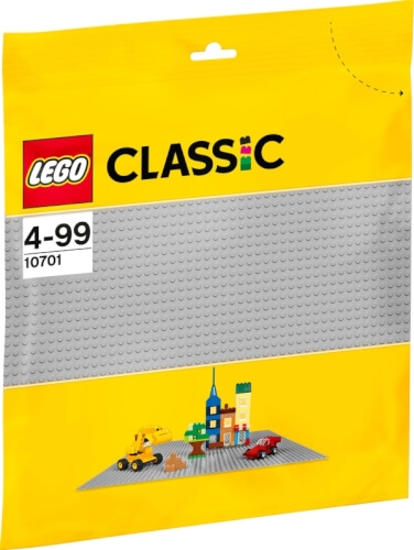 Lego 10701 Graue Grundplatte