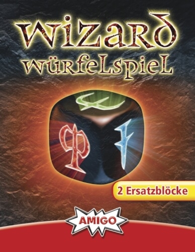 AMIGO 01958 Wizard Würfelspiel Ersatzblöcke