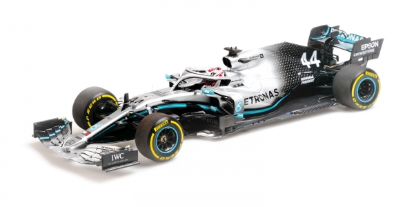 Minichamps 110191844 MERCEDES-AMG PETRONAS MOTORSPORT F1 W10 EQ POWER  LEWIS HAMILTON  WORLD CHAMP