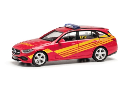 Herpa 97833 Mercedes-Benz C-Klasse T-Modell KoDw Feuerwehr