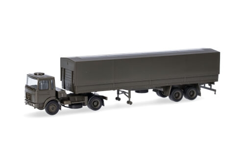 Herpa 747080 MAN F8 Planen-Sattelz. Bundeswehr