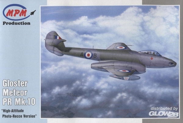 MPM 100-72560 Gloster Meteor PR Mk.10 "High-Altitude Photo-Recce Version" 1/72 in 1:72