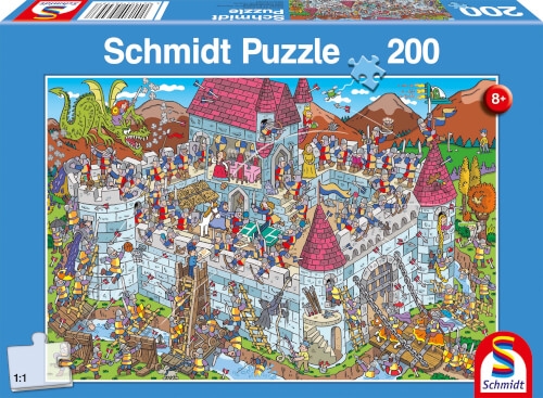 Schmidt Spiele 56453 Puzzle 200 Teile Blick in die Ri Teile Teile erburg
