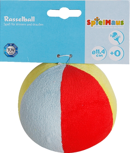 Vedes 40138471 Spielmaus Baby Glockenball Ø 11cm