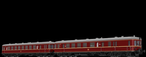 Brawa 44706 TRIEBWAGEN BR VT60.5 UND BEIWAGEN BR VS145 DB III DC EXT