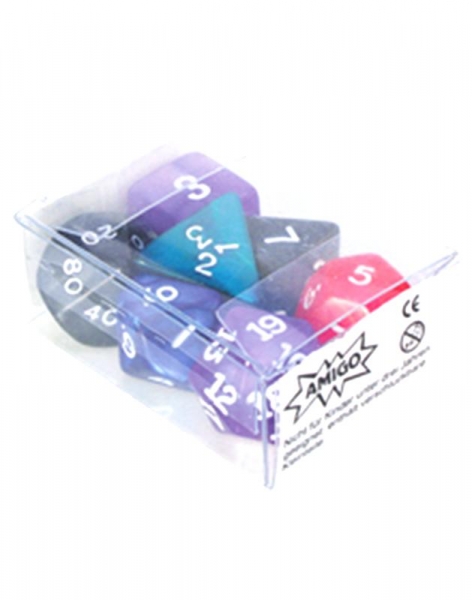 Amigo 2007 Würfel Perlmutt Fantasyset gemischt