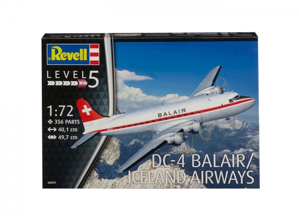 Revell 04947 DC-4 Balair / Iceland Airways