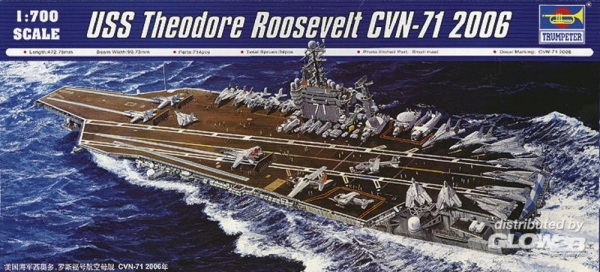 Trumpeter 05754 USS Theodore Roosevelt CVN-71 2006 in 1:700
