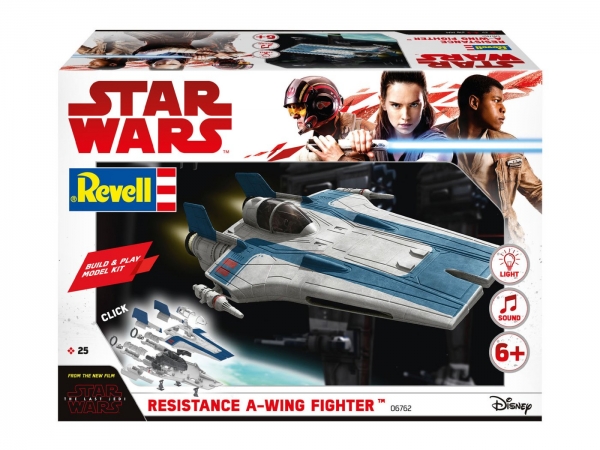 Revell 06762 Build & Play "Resistance A-Wing Fighter, Blue"
