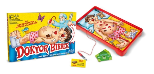 Hasbro B2176398 Dr. Bibber, ab 1 Spieler, ab 6 Jahren